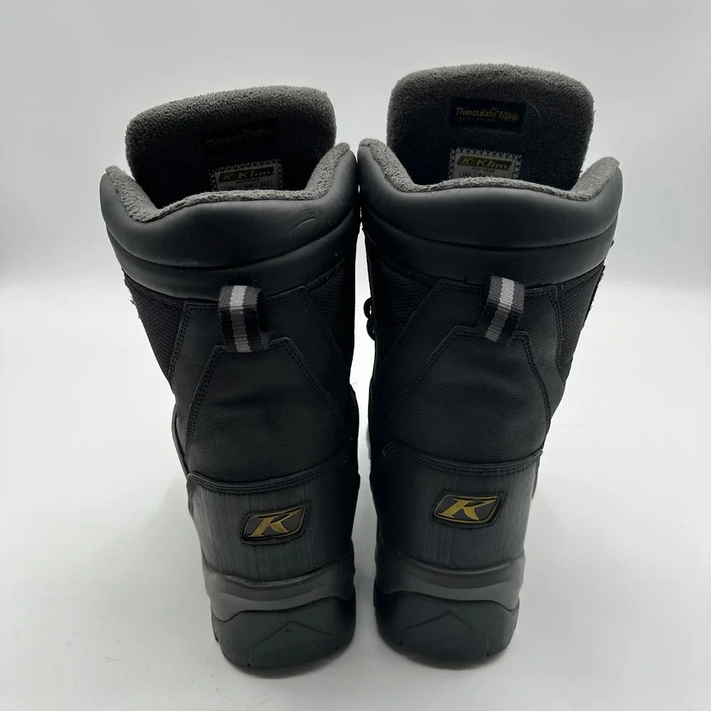 Klim Adrenaline GTX Mens Snowmobile‎ Boots Gore-Tex Thinsulate Black Size 9